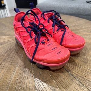 Nike Red and Blue Athletic Shoes